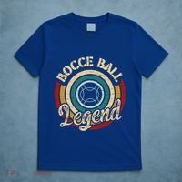Retro Bocce Ball Legend Proud Italian Bocce Ball Gift T-Shirt thumb 5