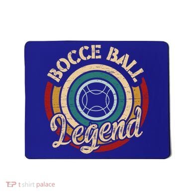 Retro Bocce Ball Legend Proud Italian Bocce Ball Gift Mousepad