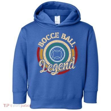 Retro Bocce Ball Legend Proud Italian Bocce Ball Gift Toddler Hoodie