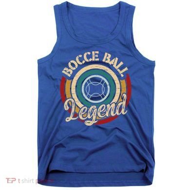 Retro Bocce Ball Legend Proud Italian Bocce Ball Gift Tank Top
