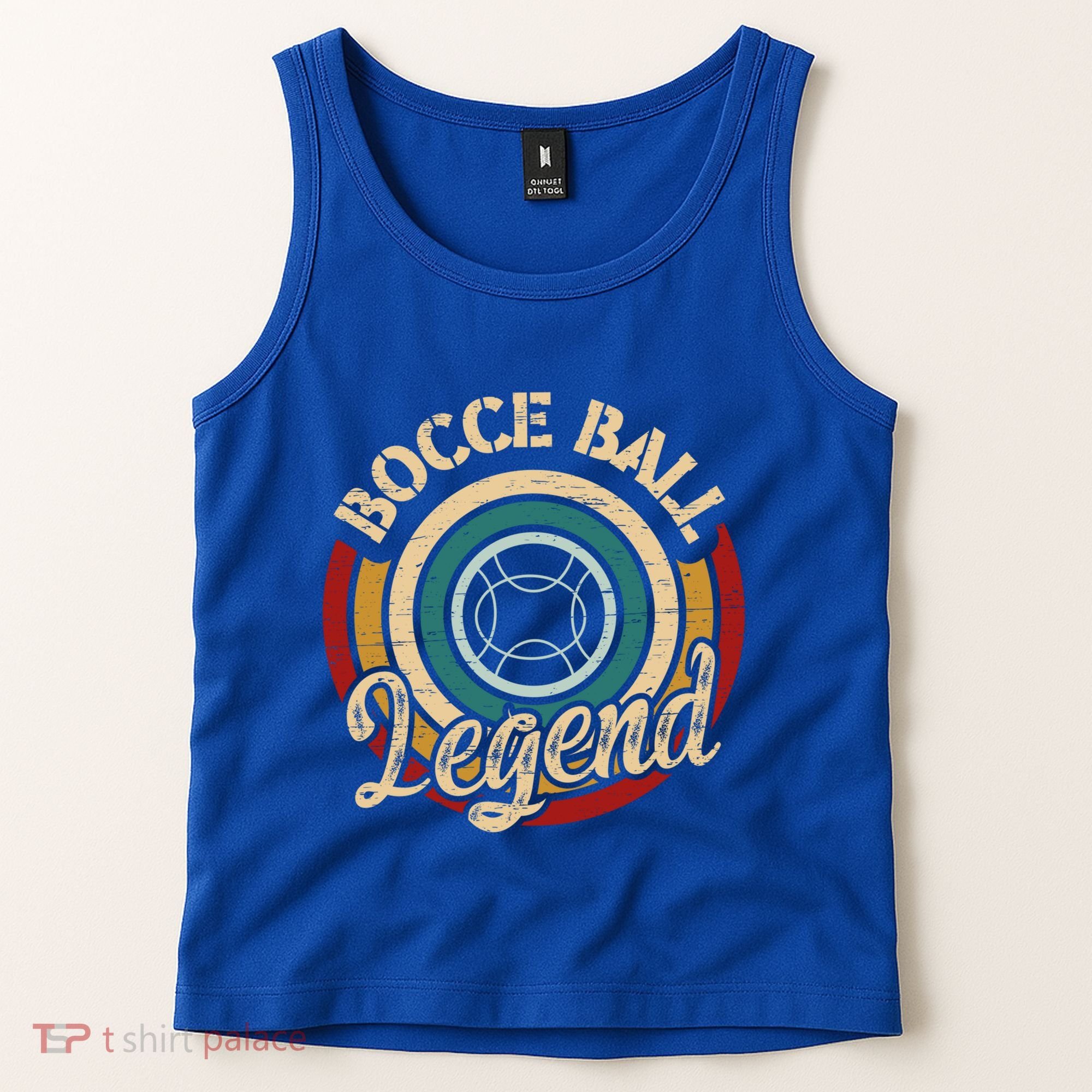 Retro Bocce Ball Legend Proud Italian Bocce Ball Gift Tank Top