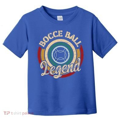 Retro Bocce Ball Legend Proud Italian Bocce Ball Gift Toddler T-Shirt