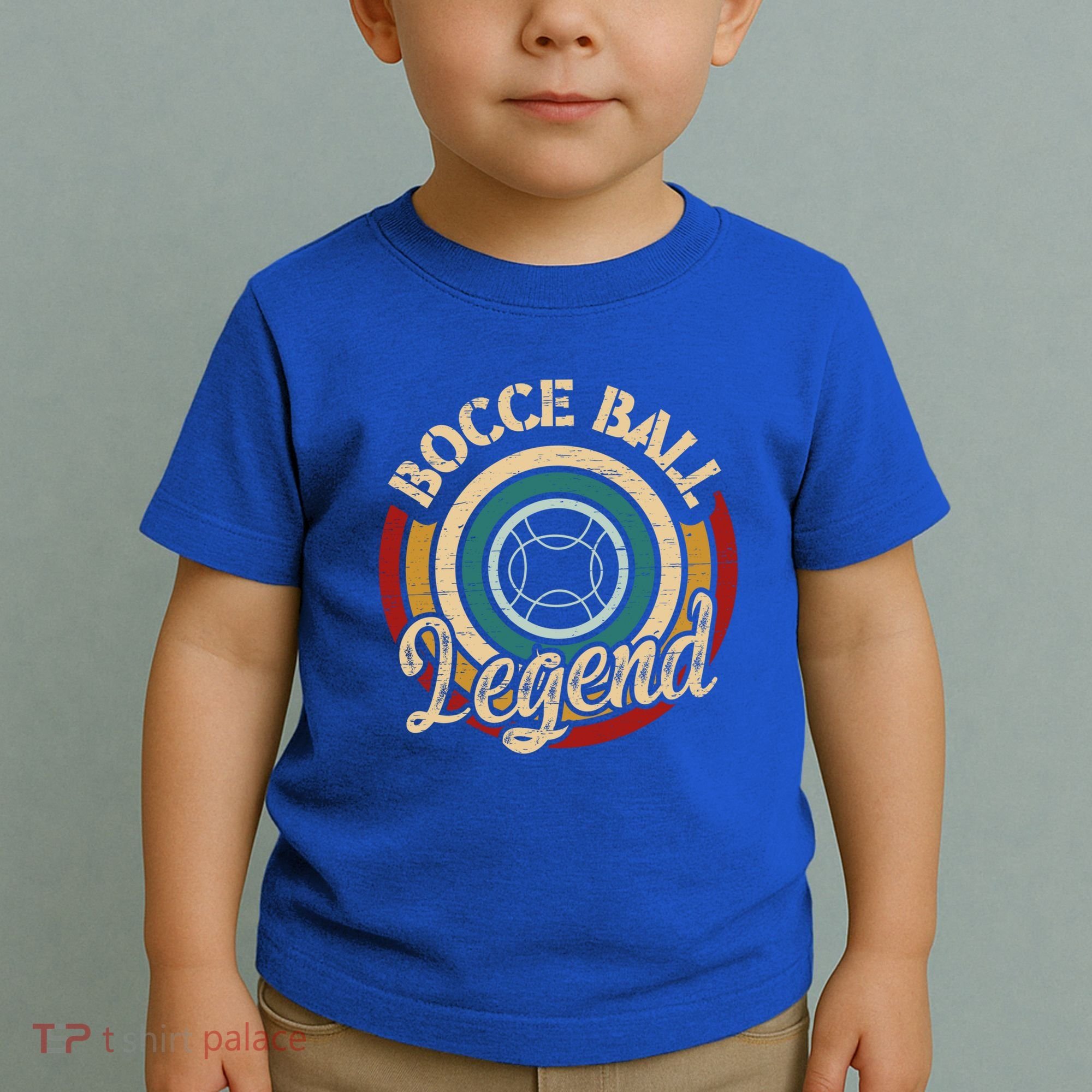 Retro Bocce Ball Legend Proud Italian Bocce Ball Gift Toddler T-Shirt