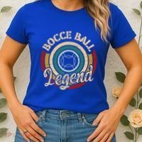 Retro Bocce Ball Legend Proud Italian Bocce Ball Gift Women's T-Shirt thumb 2