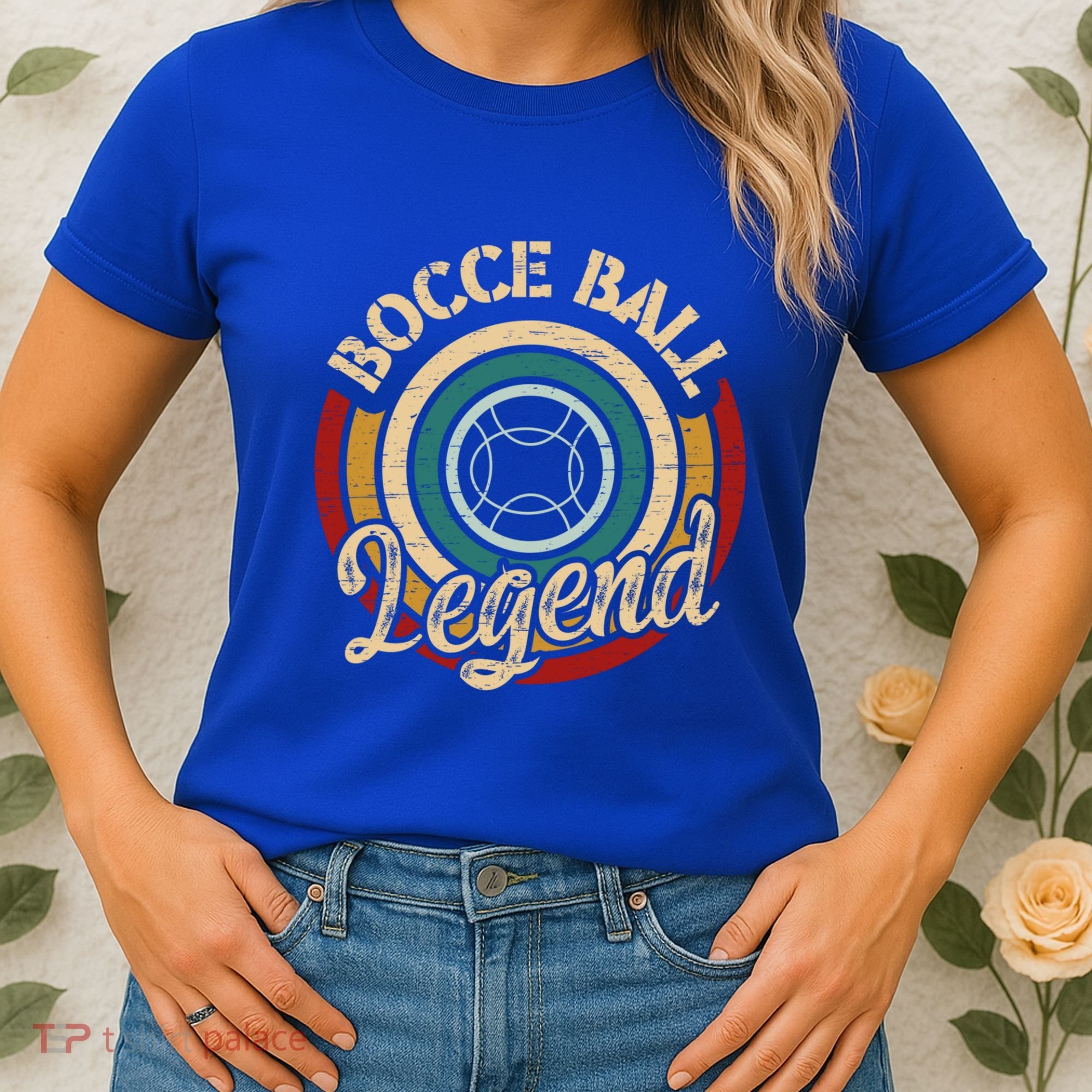 Retro Bocce Ball Legend Proud Italian Bocce Ball Gift Women's T-Shirt