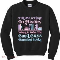 Reading Banned Books Book Lovers Reader I read banned books Kids Sweatshirt thumb 0