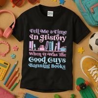 Reading Banned Books Book Lovers Reader I read banned books Kids T-Shirt thumb 3