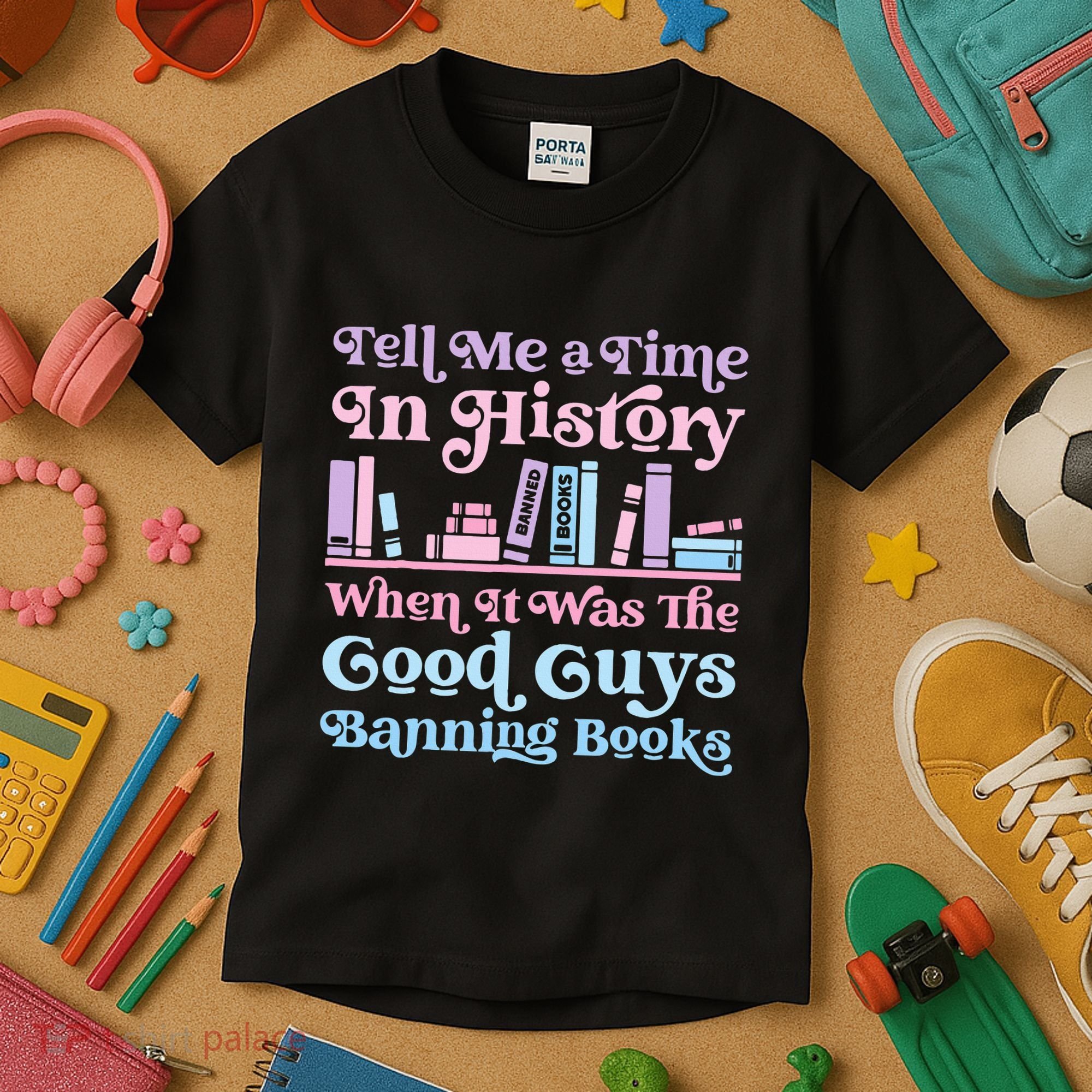 Reading Banned Books Book Lovers Reader I read banned books Kids T-Shirt