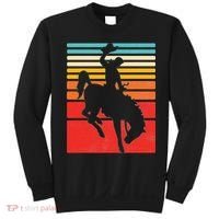 Rodeo Bucking Bronco Horse Retro Style Sweatshirt thumb 0