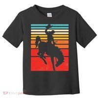 Rodeo Bucking Bronco Horse Retro Style Toddler T-Shirt thumb 0