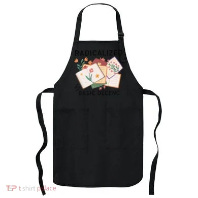 Radicalized By Basic Decency Book Flower Apron