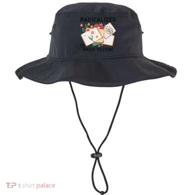 Radicalized By Basic Decency Book Flower Bucket Hat