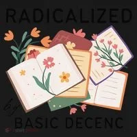 Radicalized By Basic Decency Book Flower Pajama Set thumb 2