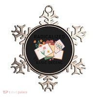 Radicalized By Basic Decency Book Flower Ornament thumb 0