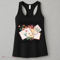 Radicalized By Basic Decency Book Flower Women's Tank Top thumb 3