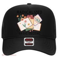 Radicalized By Basic Decency Book Flower Hat thumb 0