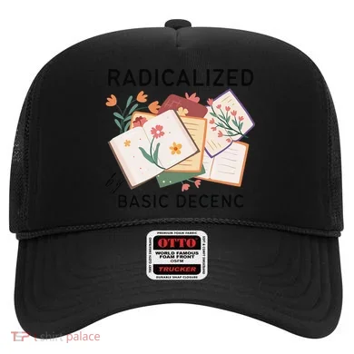 Radicalized By Basic Decency Book Flower Hat