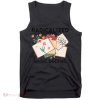 Radicalized By Basic Decency Book Flower Tank Top thumb 0