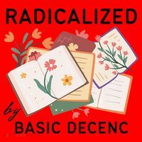 Radicalized By Basic Decency Book Flower Santa Hat thumb 1