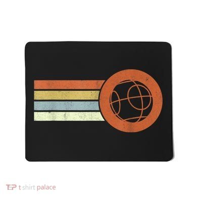 Retro Bocce Ball Player Vintage Bocce Mousepad