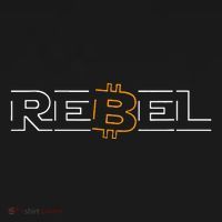 Rebel Bitcoin Crypto Currency Defi Hodl Btc Women's Hoodie thumb 2