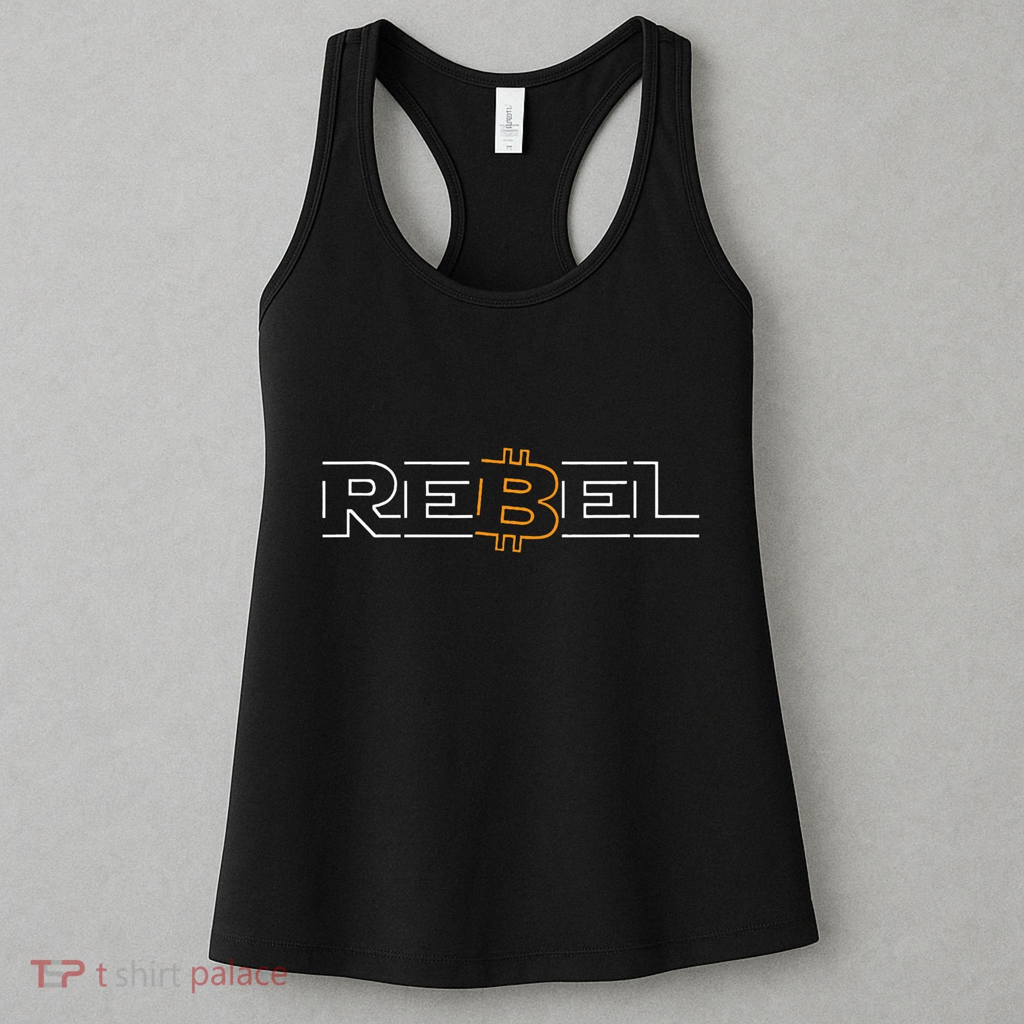 Rebel Bitcoin Crypto Currency Defi Hodl Btc Women's Tank Top
