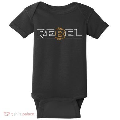Rebel Bitcoin Crypto Currency Defi Hodl Btc Baby Bodysuit