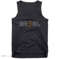 Rebel Bitcoin Crypto Currency Defi Hodl Btc Tank Top thumb 0