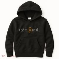 Rebel Bitcoin Crypto Currency Defi Hodl Btc Kids Hoodie thumb 0