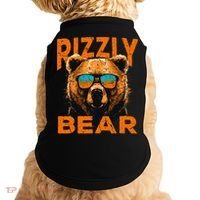 Rizzly Bear Cool Grizzly Bear Wearing Sunglasses Doggie Tank thumb 0