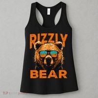 Rizzly Bear Cool Grizzly Bear Wearing Sunglasses Women's Tank Top thumb 3