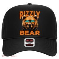 Rizzly Bear Cool Grizzly Bear Wearing Sunglasses Hat thumb 0