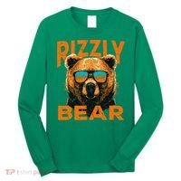 Rizzly Bear Cool Grizzly Bear Wearing Sunglasses Long Sleeve Shirt thumb 0