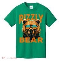 Rizzly Bear Cool Grizzly Bear Wearing Sunglasses Kids T-Shirt thumb 0