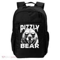 Rizzly Bear Cool Bear Wearing Sunglasses Rizz For Boy Backpack thumb 0