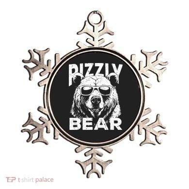 Rizzly Bear Cool Bear Wearing Sunglasses Rizz For Boy Ornament