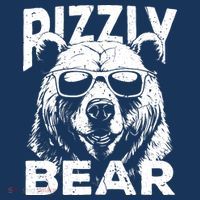 Rizzly Bear Cool Bear Wearing Sunglasses Rizz For Boy Long Sleeve Shirt thumb 2