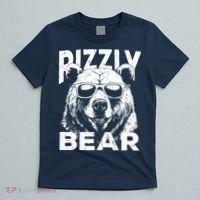 Rizzly Bear Cool Bear Wearing Sunglasses Rizz For Boy T-Shirt thumb 5