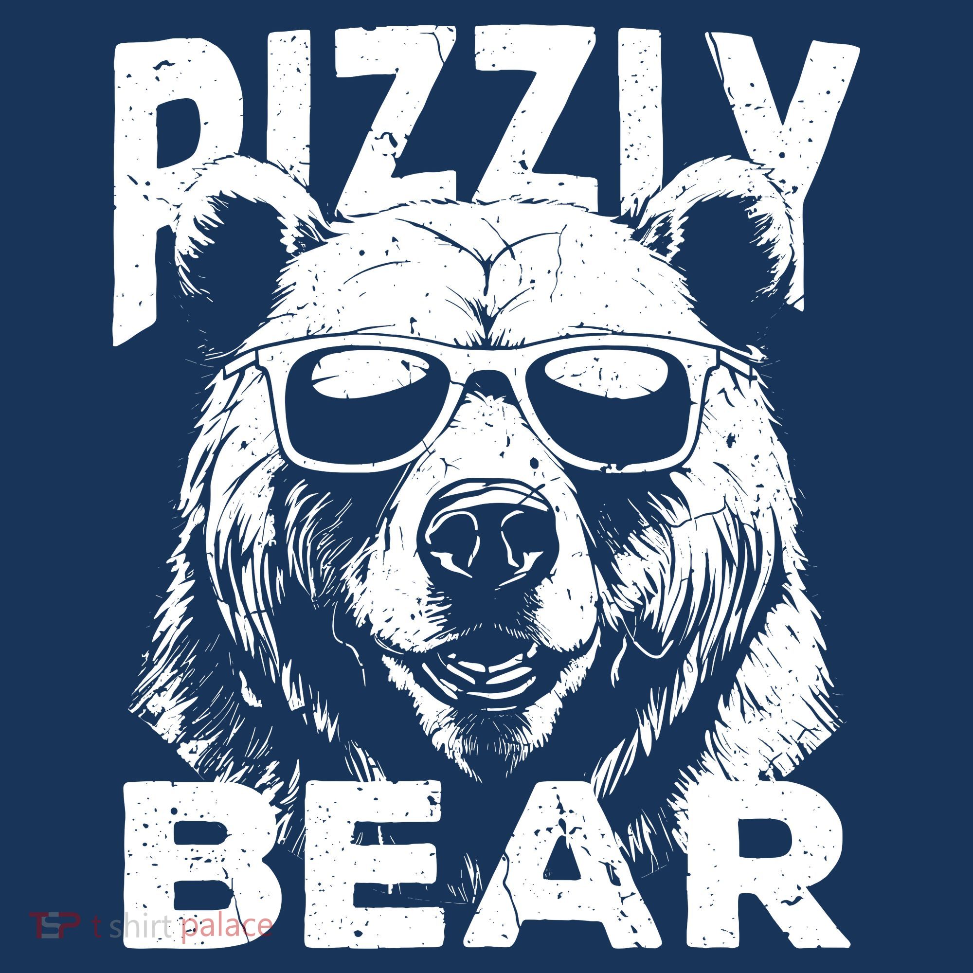 Rizzly Bear Cool Bear Wearing Sunglasses Rizz For Boy Mousepad