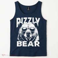 Rizzly Bear Cool Bear Wearing Sunglasses Rizz For Boy Tank Top thumb 2