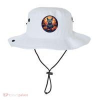 Russian Blue Cat Halloween Pumpkin Love Cats Bucket Hat thumb 0
