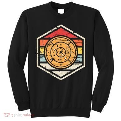 Retro Badge Crokinole Board Sweatshirt