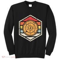 Retro Badge Crokinole Board Sweatshirt thumb 0