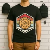 Retro Badge Crokinole Board T-Shirt thumb 6