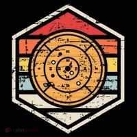 Retro Badge Crokinole Board Toddler Hoodie thumb 2
