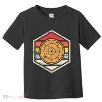 Retro Badge Crokinole Board Toddler T-Shirt thumb 0