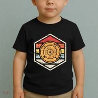 Retro Badge Crokinole Board Toddler T-Shirt thumb 2