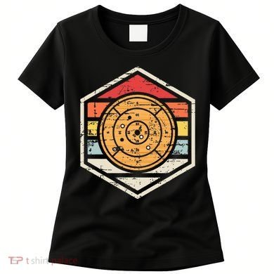 Retro Badge Crokinole Board Women's T-Shirt