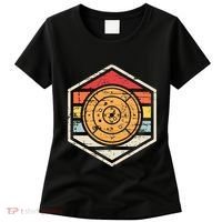 Retro Badge Crokinole Board Women's T-Shirt thumb 0
