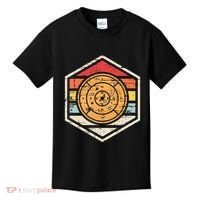 Retro Badge Crokinole Board Kids T-Shirt thumb 0